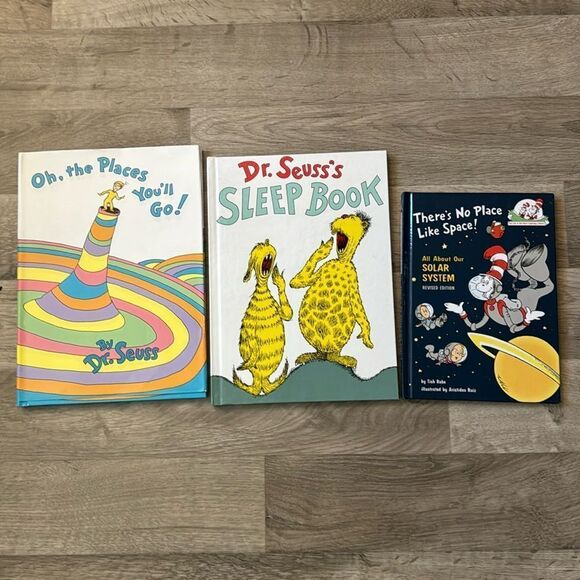 Dr. Seuss Other - Dr. Seuss Books.Oh, the places you’ll go, Sleep Book,There’s no place like space